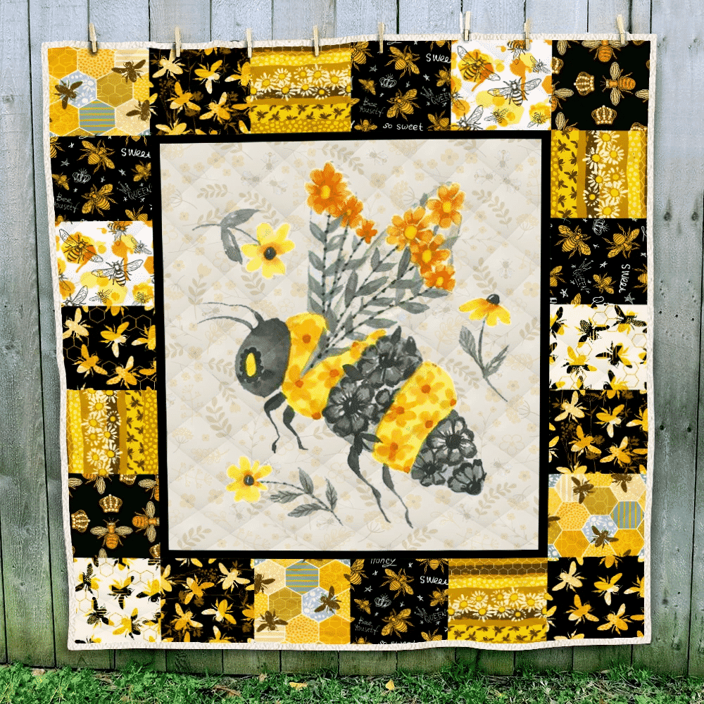 Bee Falling Slowly Quilt Blanket DHC020120470TD