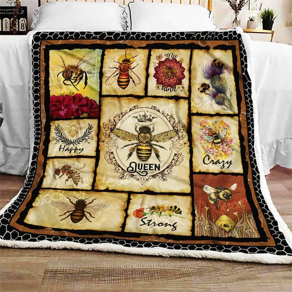 Bee Fleece Blanket