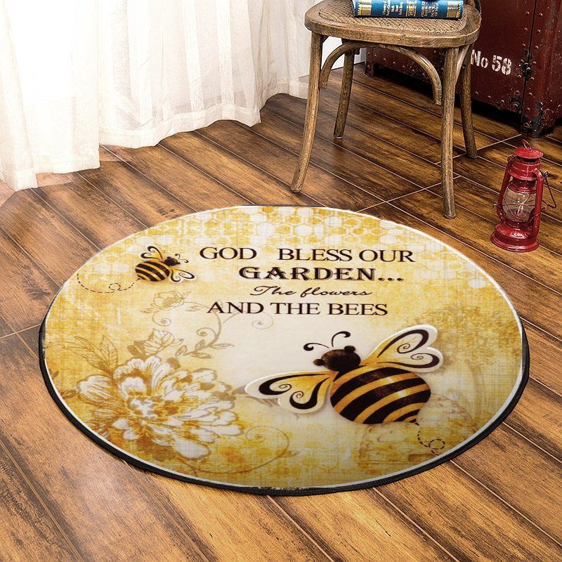 Bee Round Carpet
