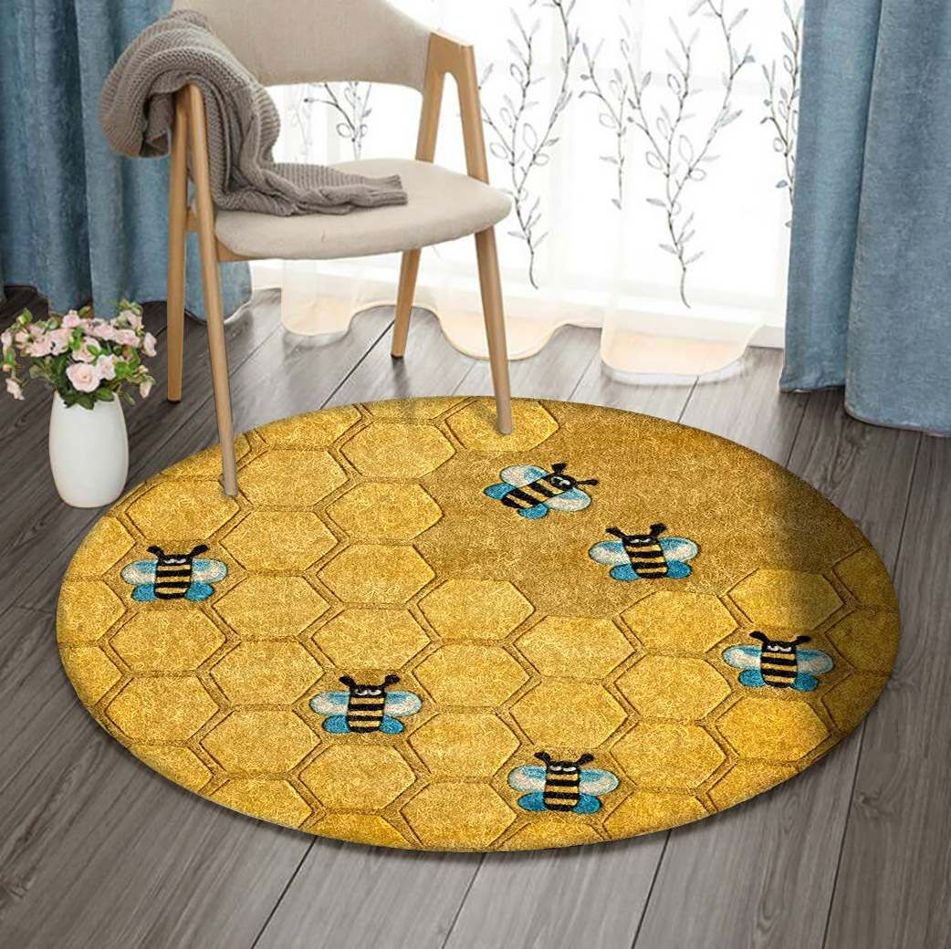 Bee Round Carpet