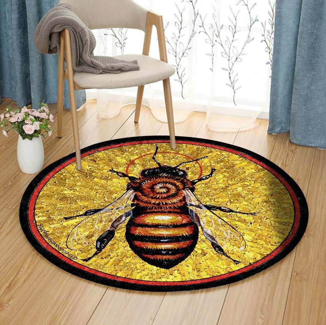 Bee Round Carpet