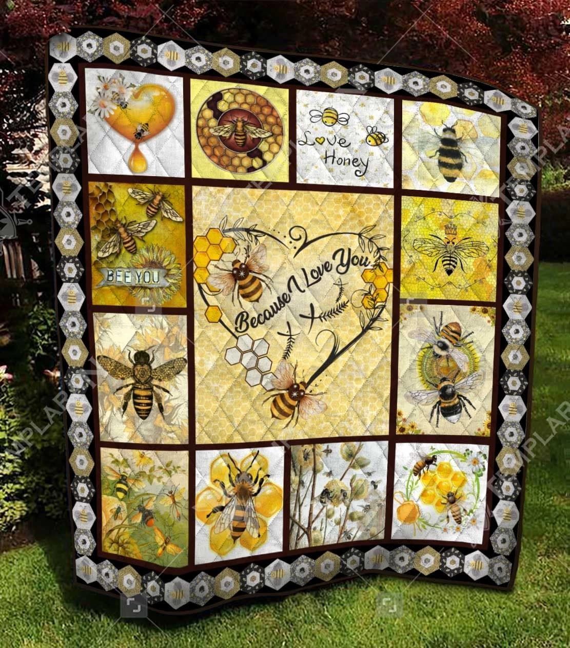 Bee Love Honey GS-CL-DT0207 Quilt Blanket