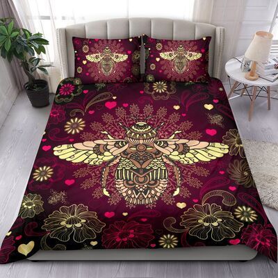 Bee Mandala Bedding Set