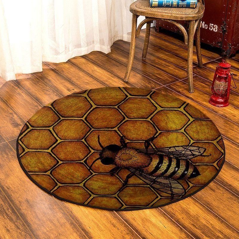 Bee Nest Round Carpet