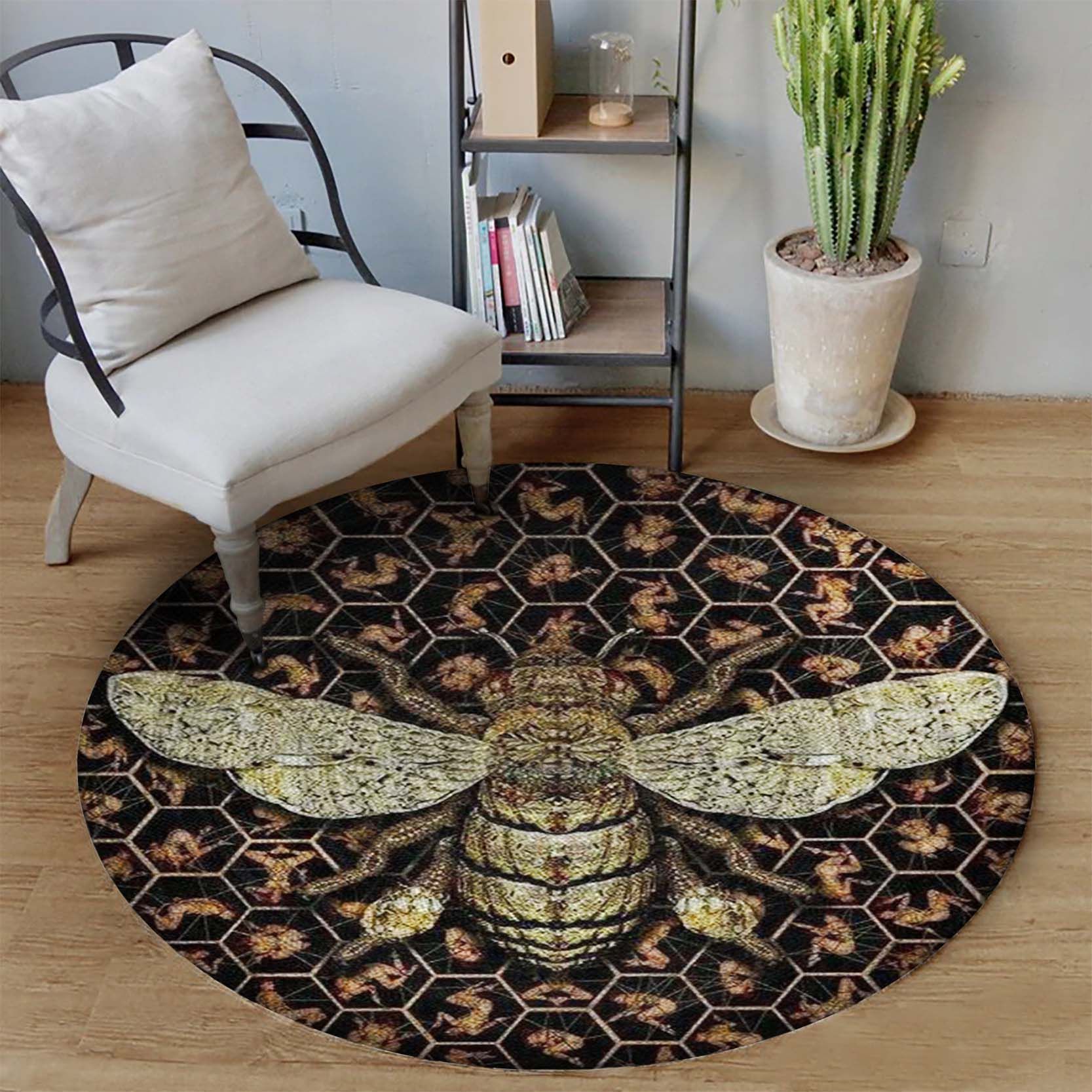 Bee Nest Round Carpet