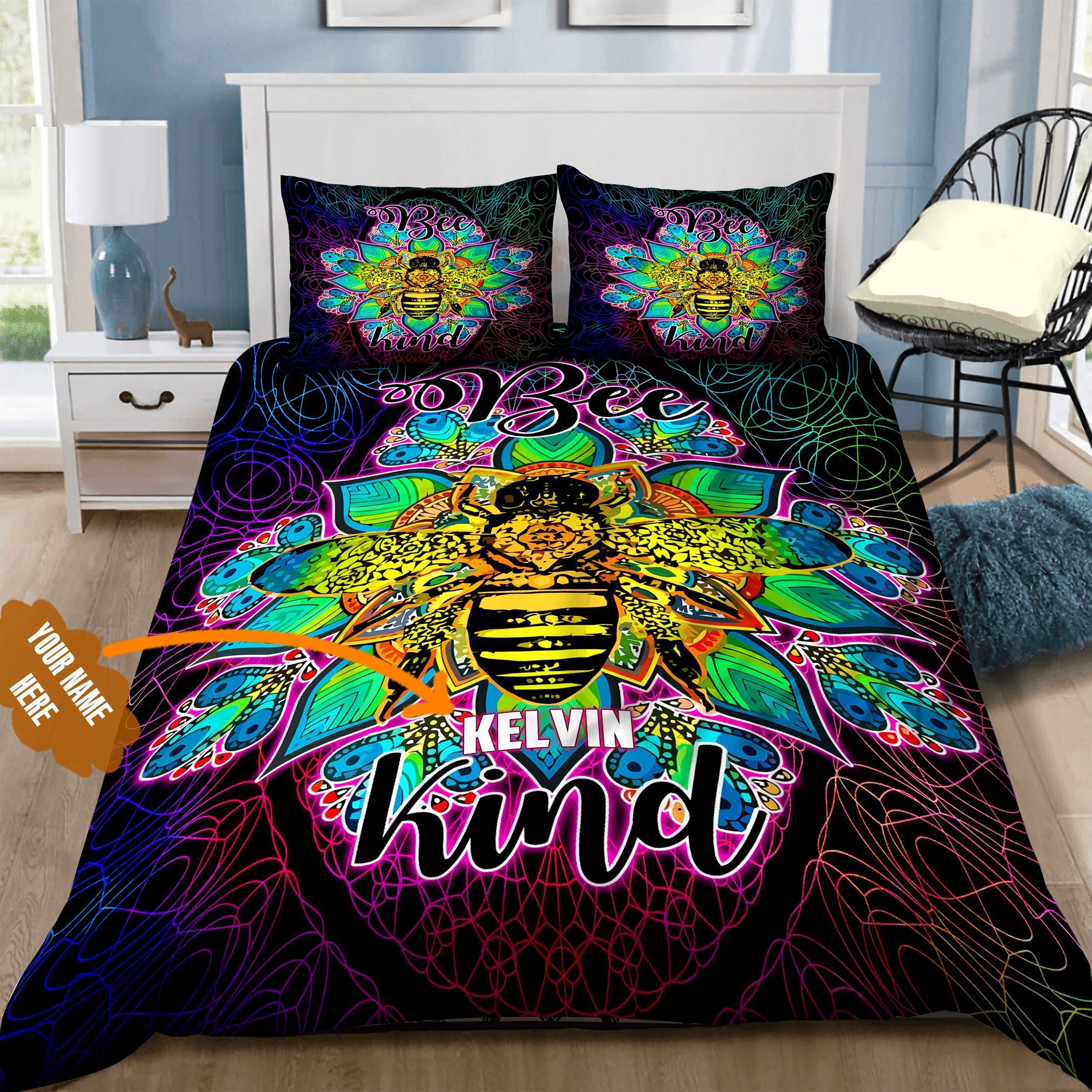 Bee Personalized Bedding Set