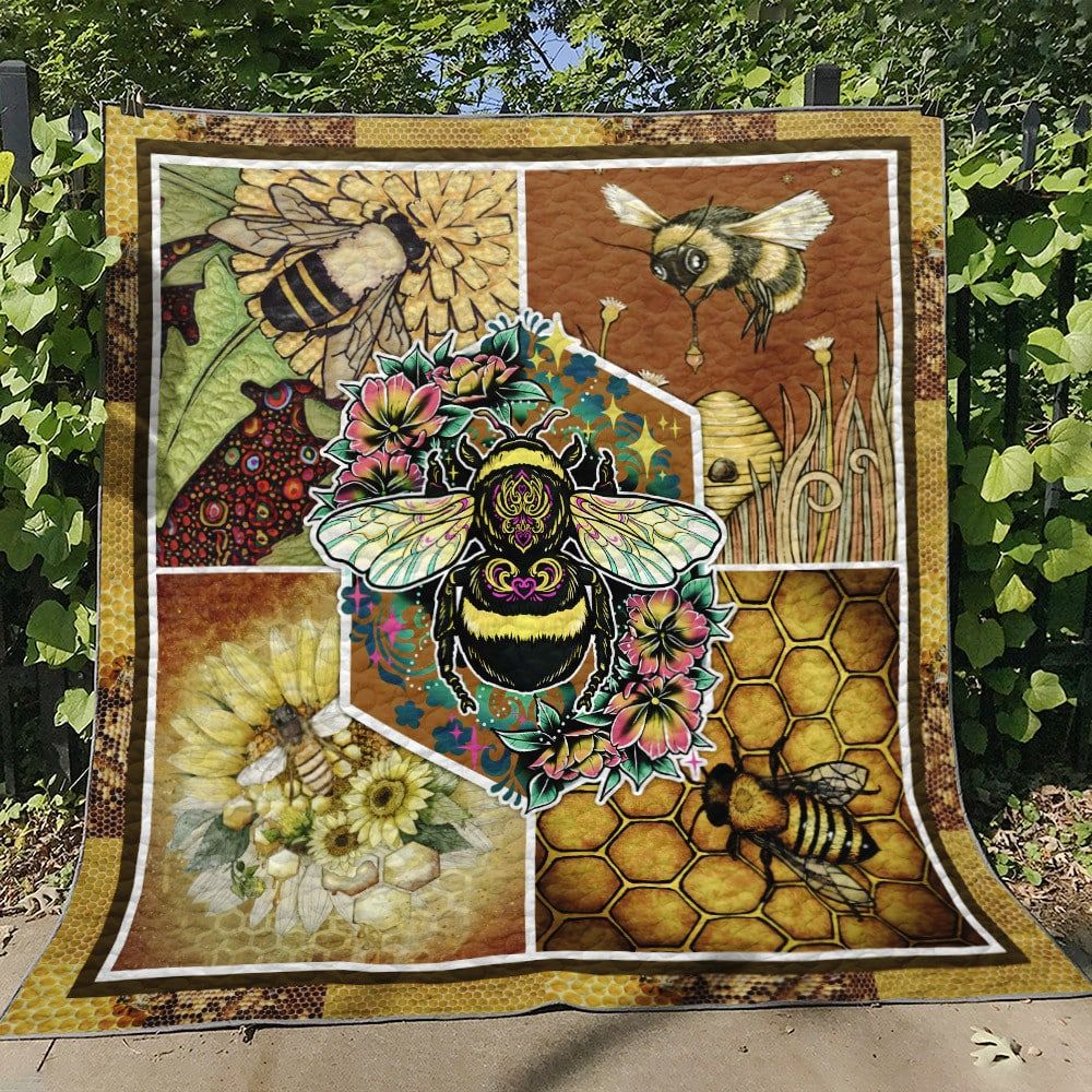 Bee Red Flavor Quilt Blanket DHC020120904TD