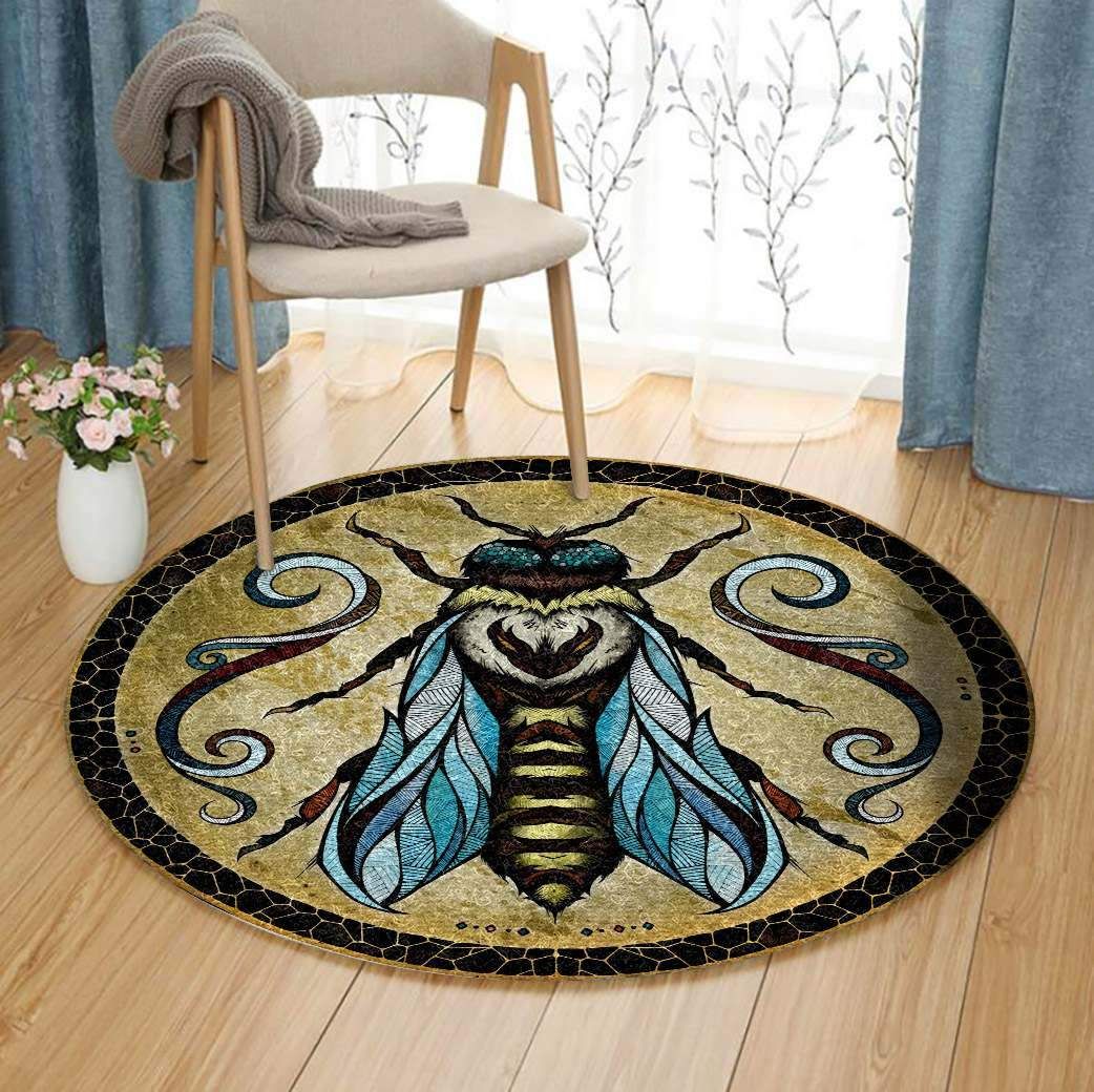 Bee Round Carpet