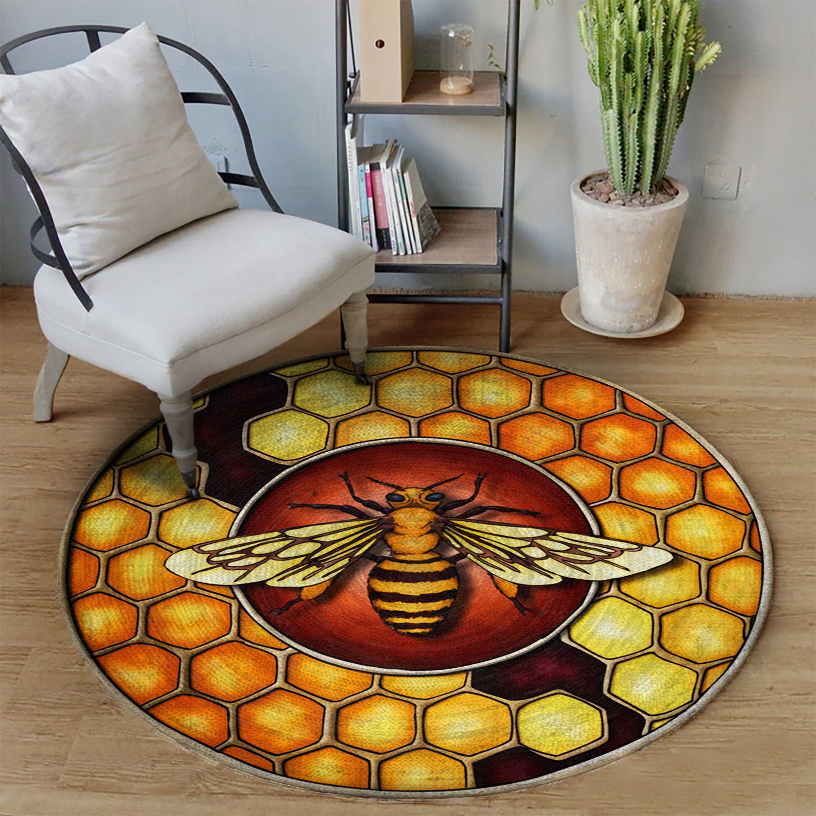Bee Round Carpet