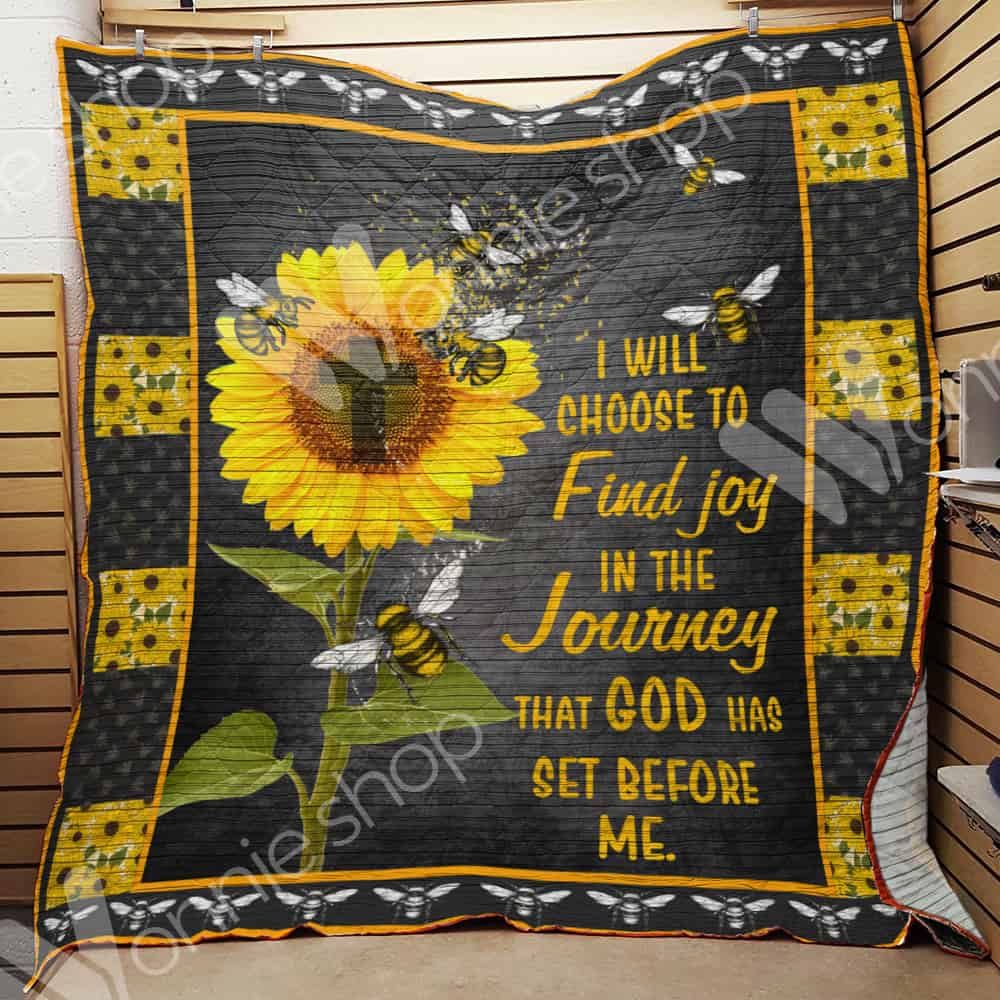 Bee Sunflower Quilt Blanket DHC0302688TD