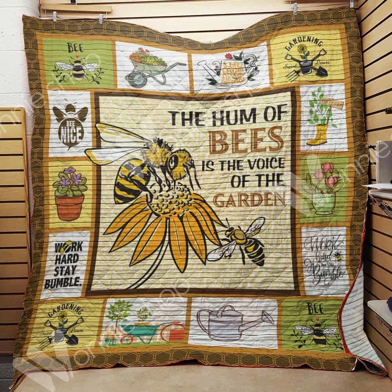 Bee The Hum Of Bee Quilt Blanket Dhc04012063Dd