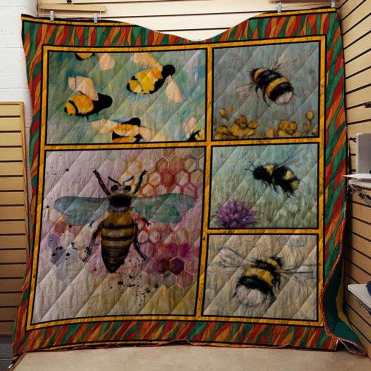 Bee The Time I Loved You Quilt Blanket DHC020120638TD