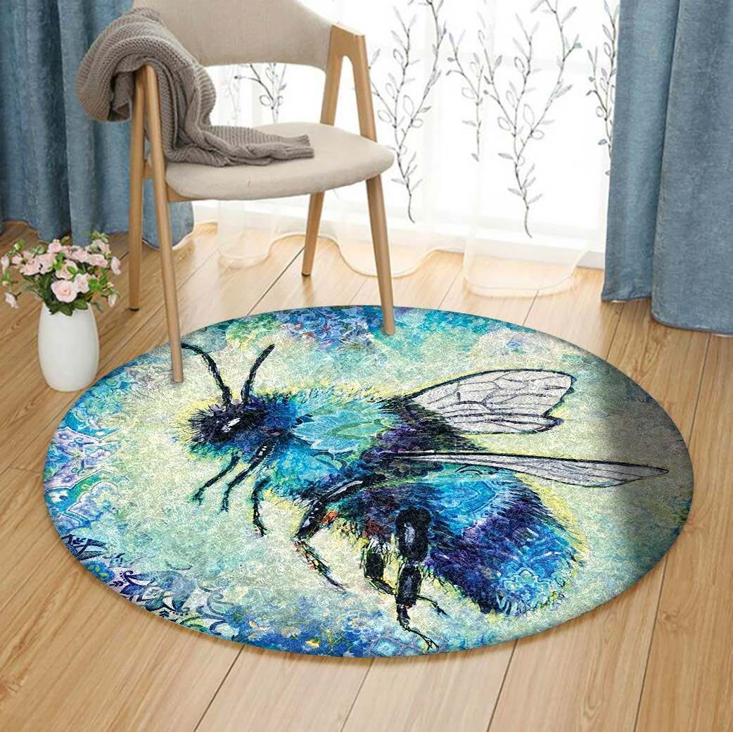 Bee Round Carpet