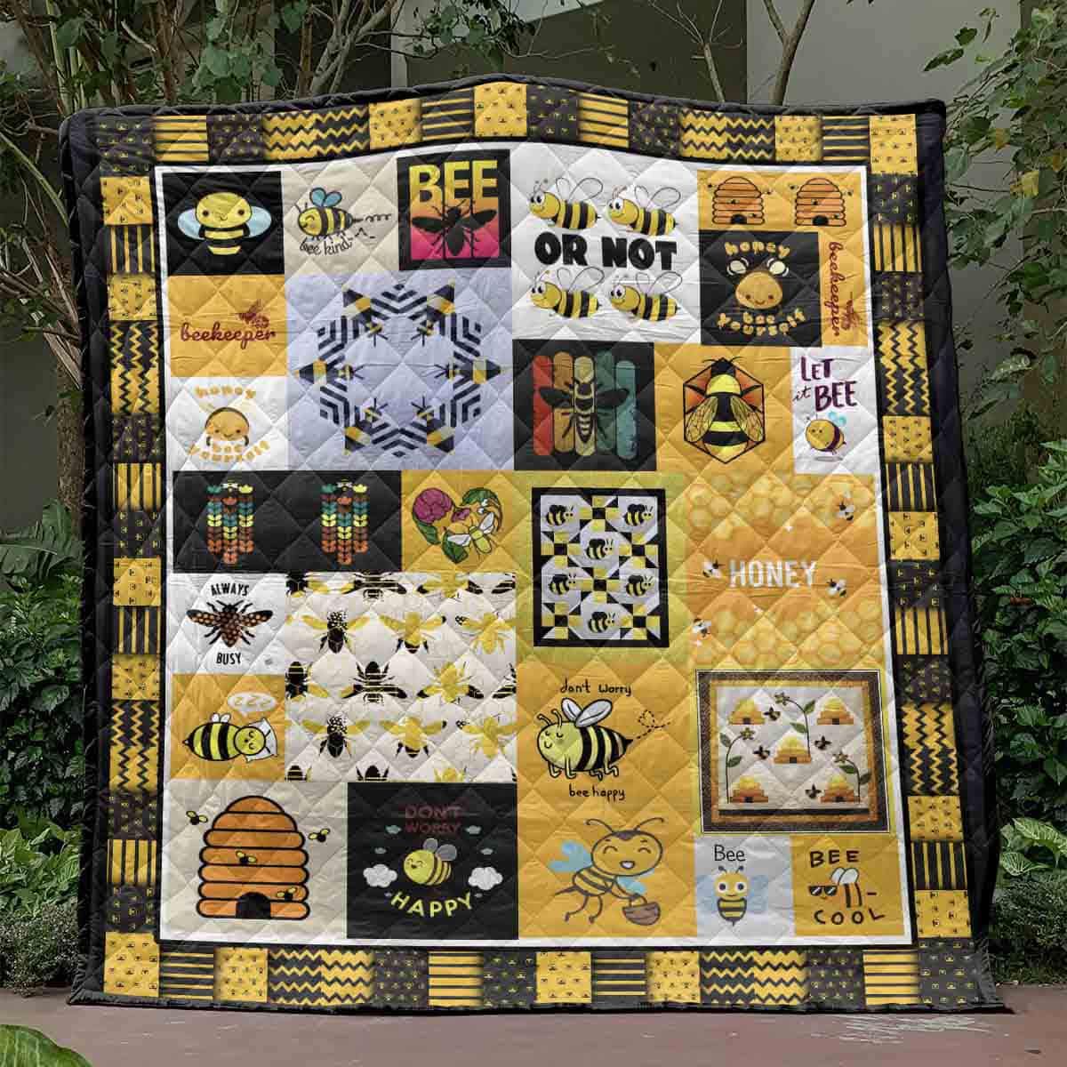 Bee Yes Or Yes Quilt Blanket DHC020120976TD