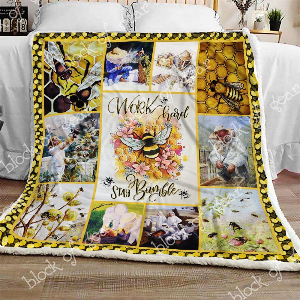 Beekeeper Sherpa Fleece Blanket