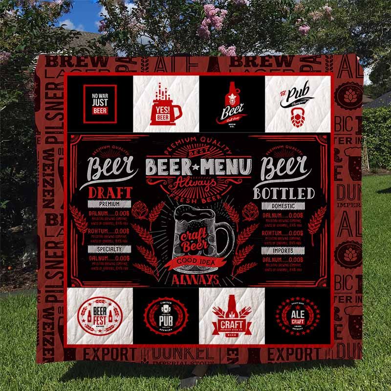 Beer Quilt Blanket DHC170120744TD