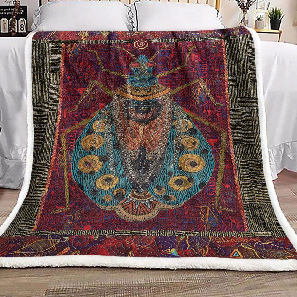 Beetles Sherpa Fleece Blanket