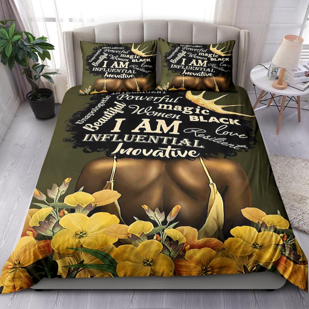 Behind Of Black Queen Bedding Set