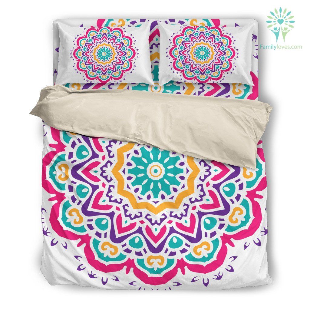 Beige Mandala Bedding Set