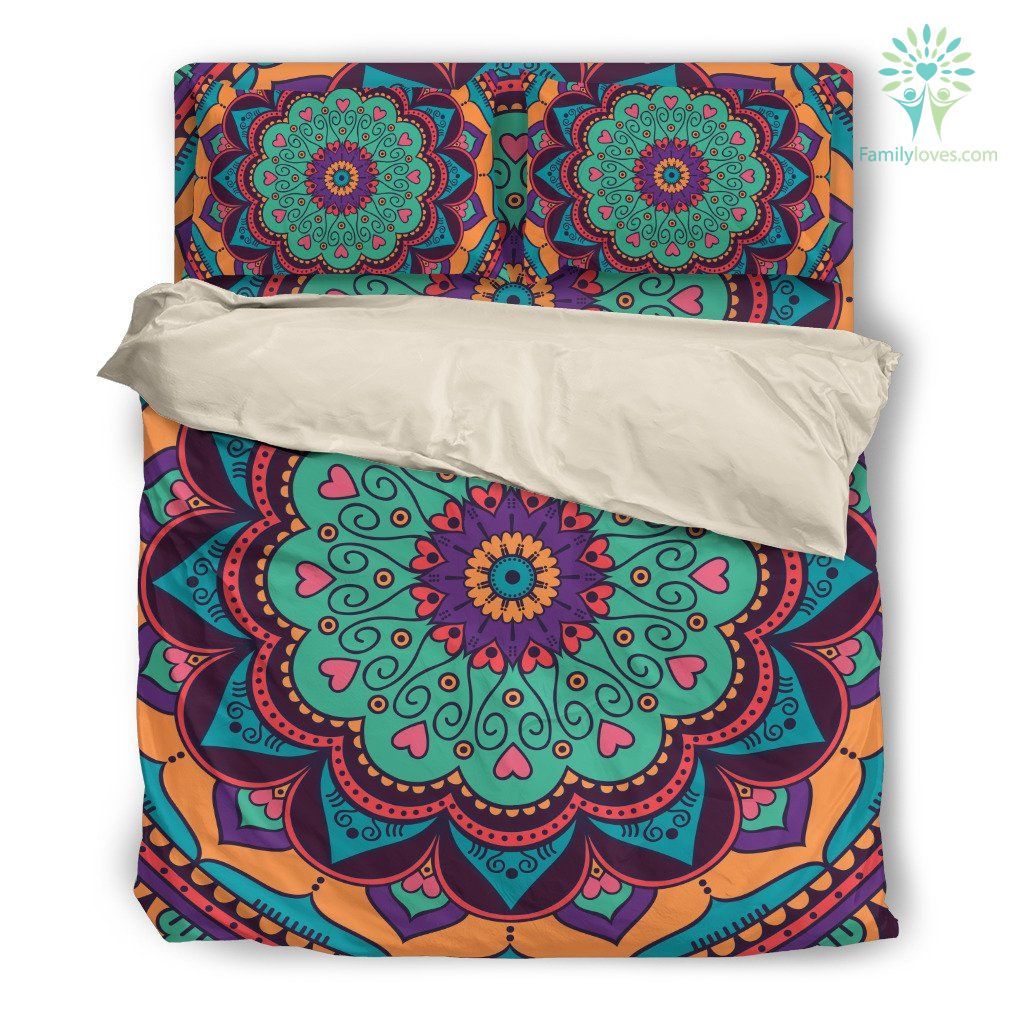 Beige Mandala Bedding Set