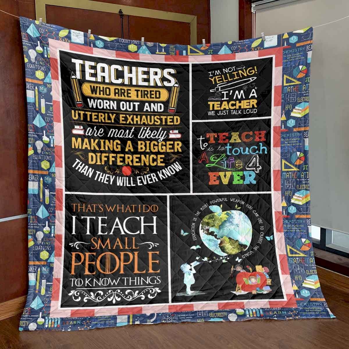 Being A Teacher PKD200663 Quilt Blanket