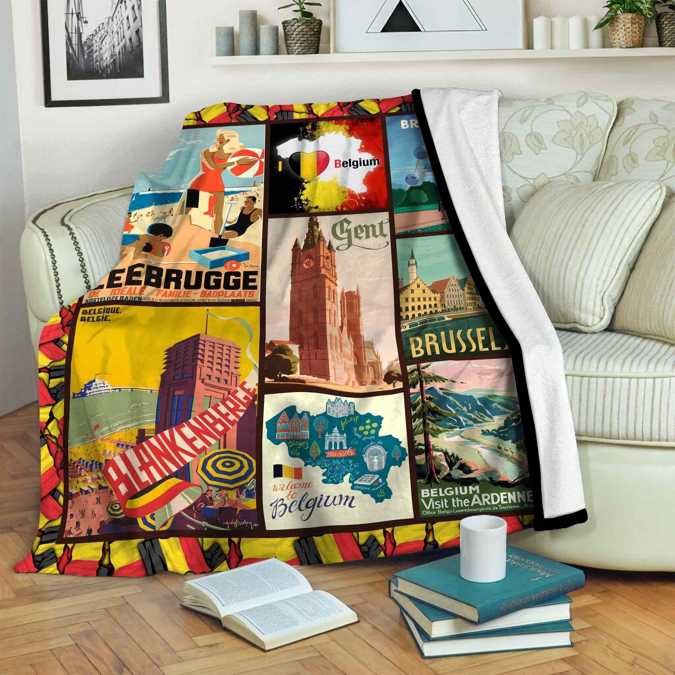 Belgium Fleece Blanket