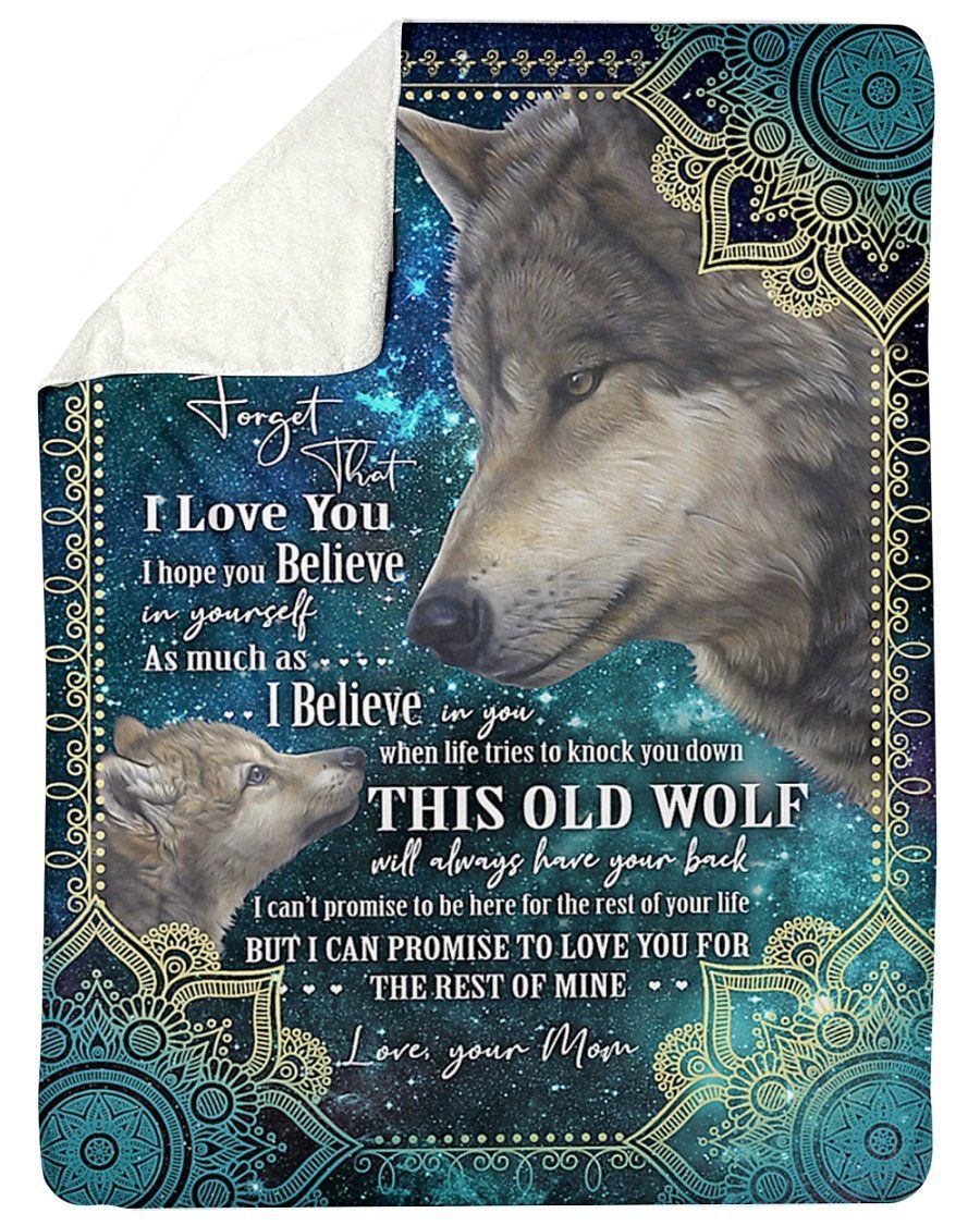 Believe Deep In Your Heart Fleece Blanket To Son Sherpa Blanket