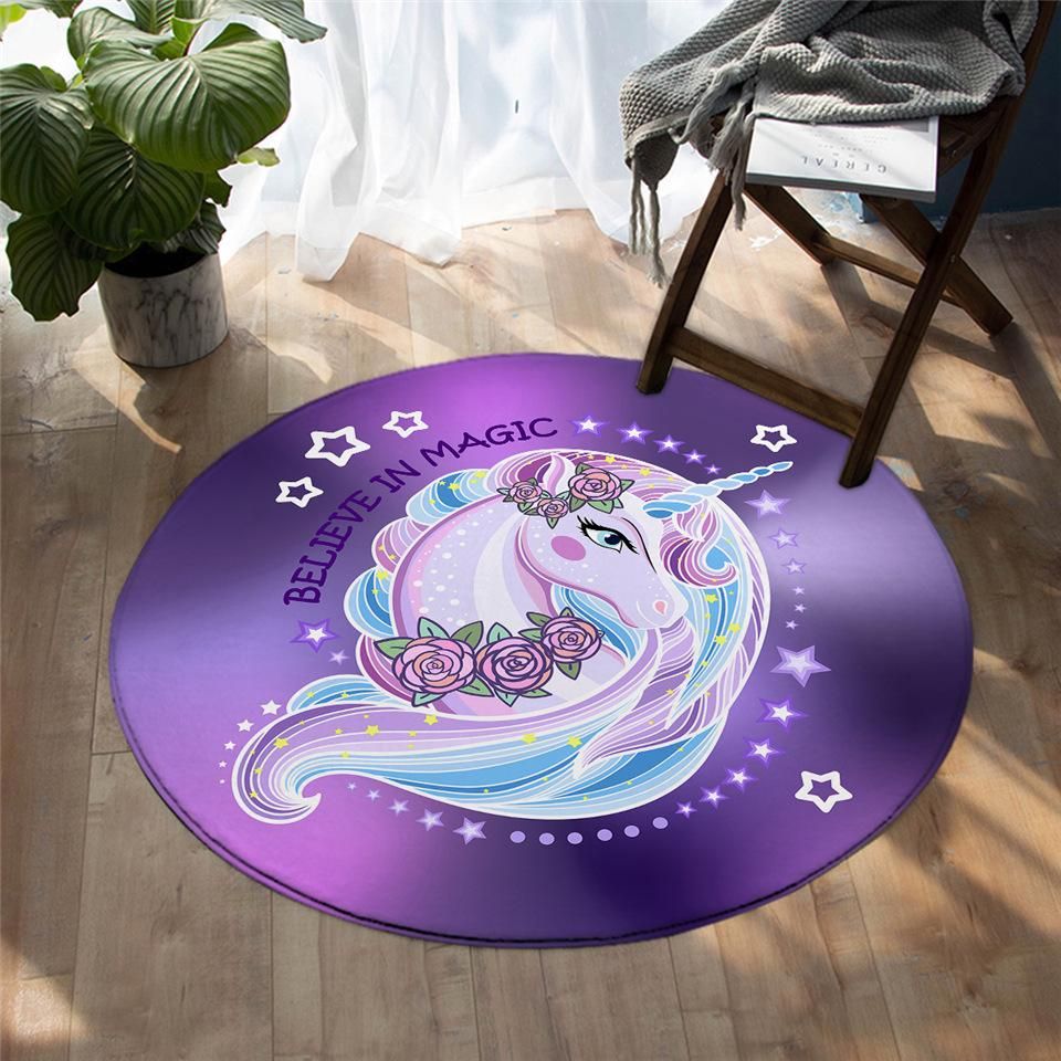 Believe In Magic Round Carpet