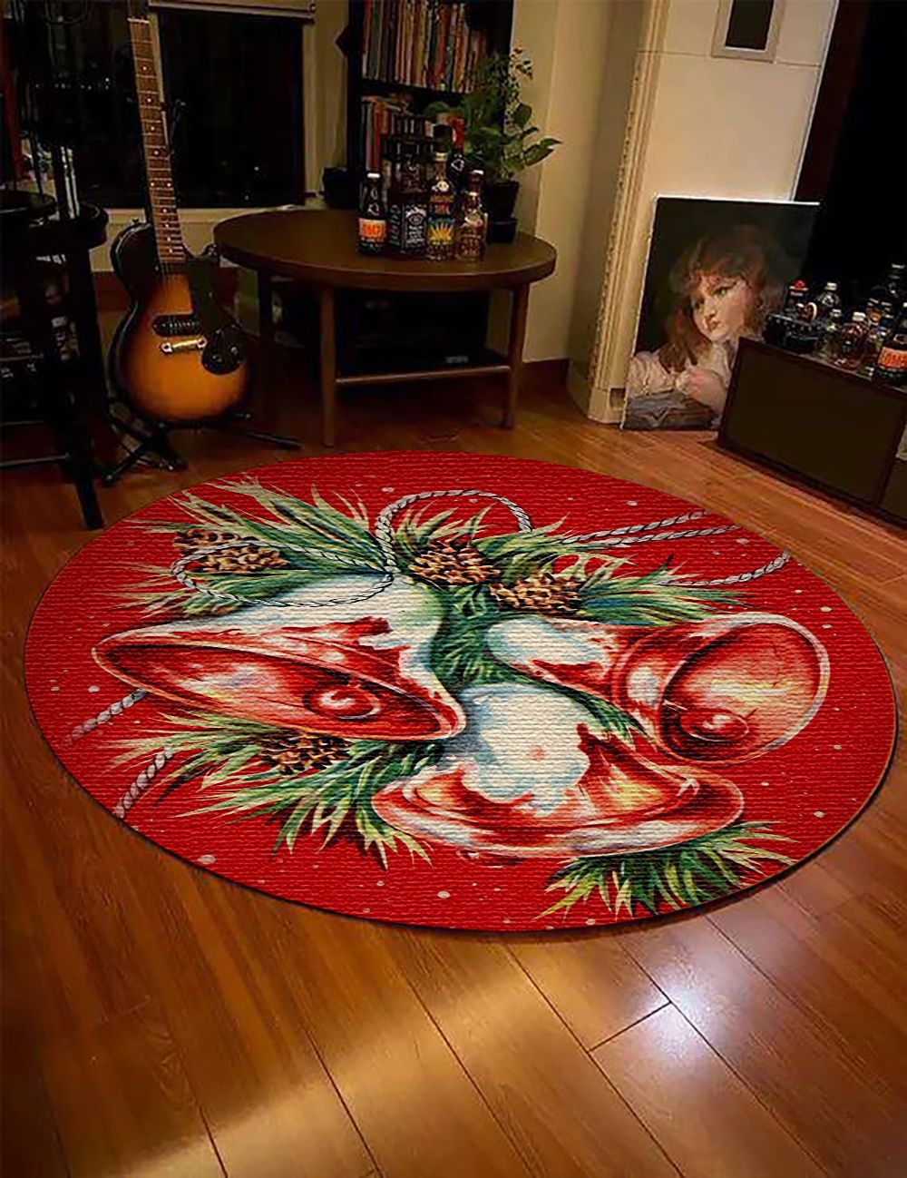 Bell Christmas Round Carpet