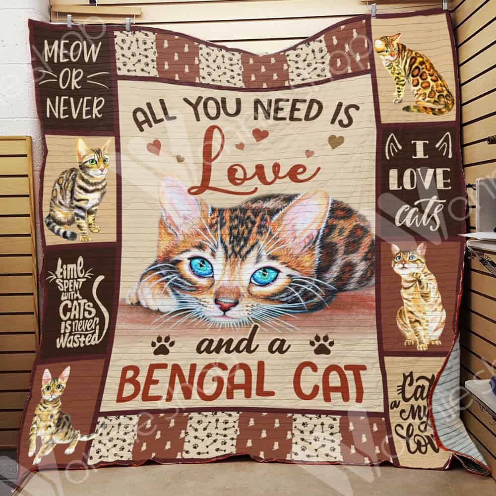 Bengal Cat Blanket LNT0512022 Quilt Blanket
