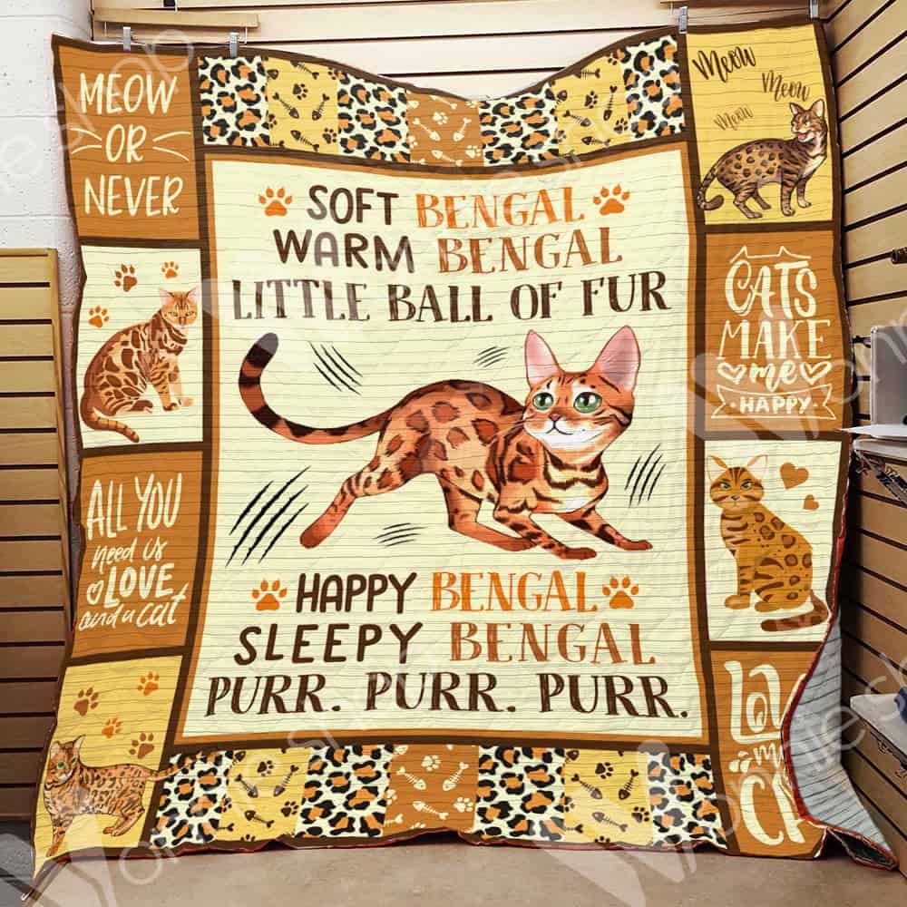 Bengal Cat Blanket LNT0612032 Quilt Blanket