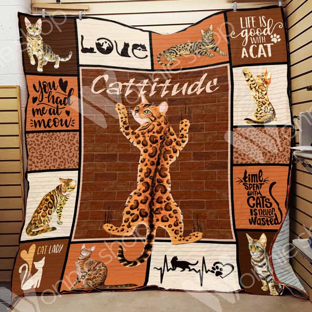 Bengal Cat Blanket LNT0612054 Quilt Blanket