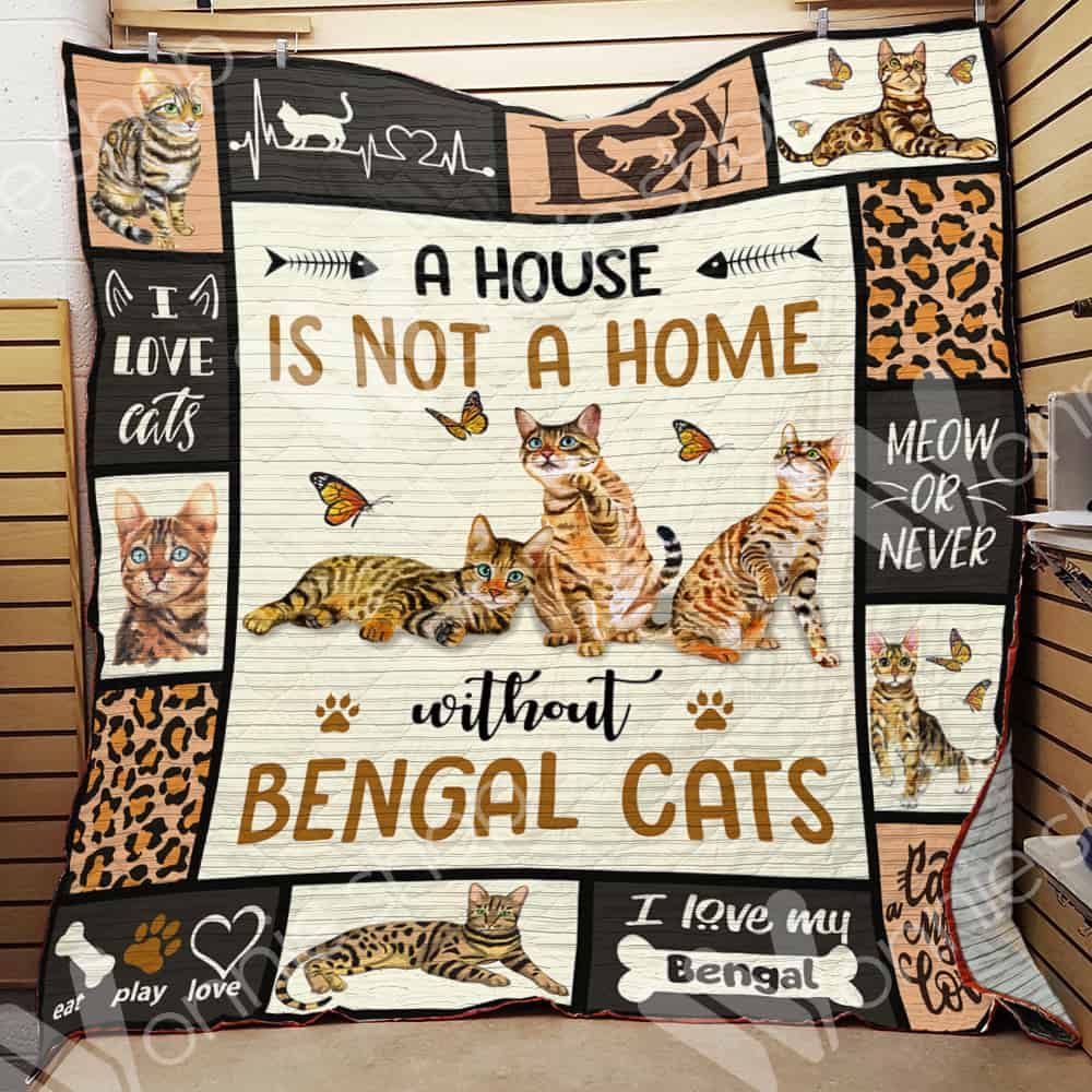 Bengal Cat Blanket LNT0612056 Quilt Blanket
