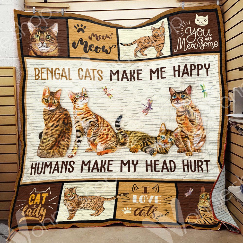 Bengal Cat Blanket LNT1112009 Quilt Blanket