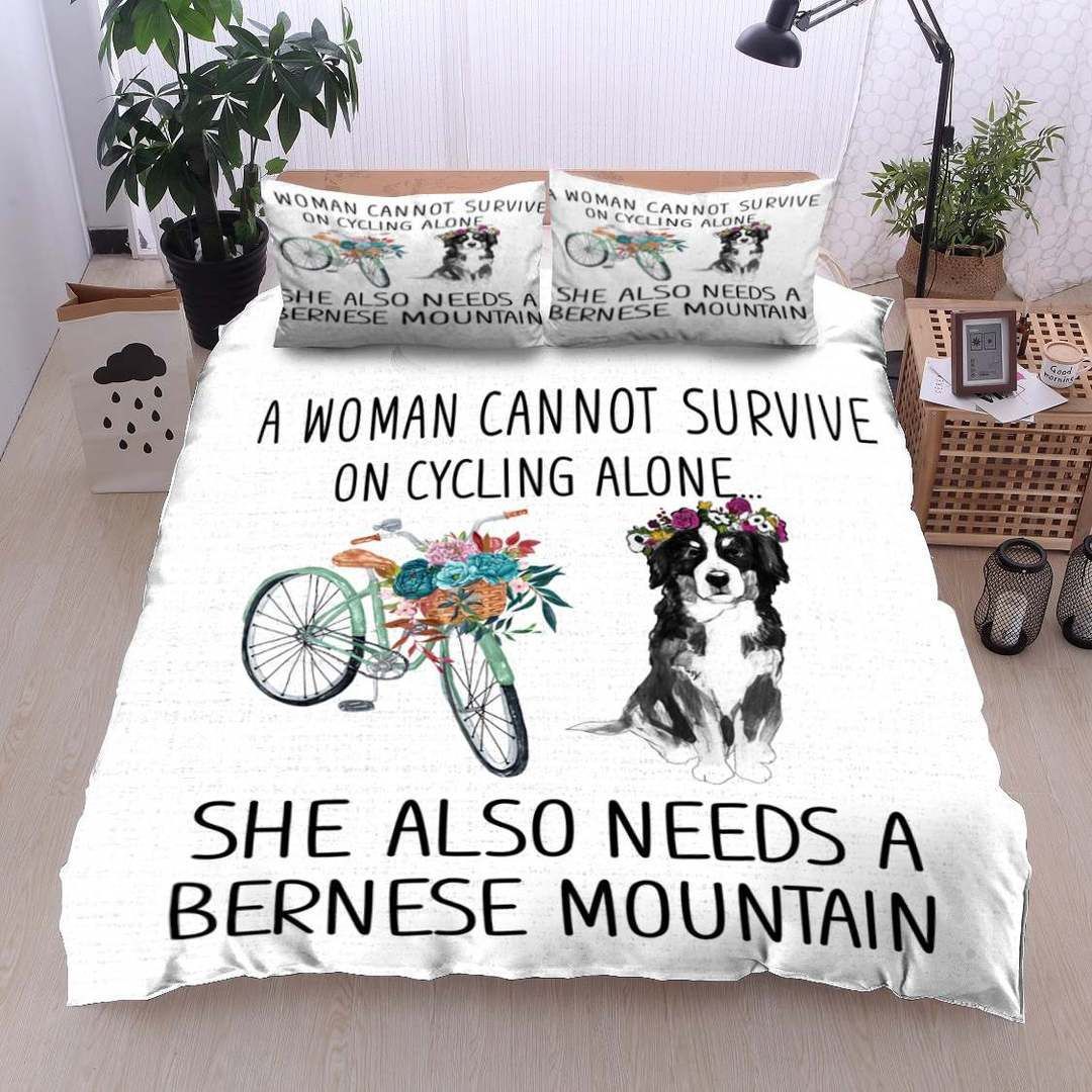 Bernese Mountain Cycling Bedding Set