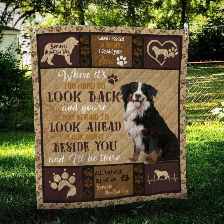Bernese Mountain Dog Beside You NC0909273CL Quilt Blanket