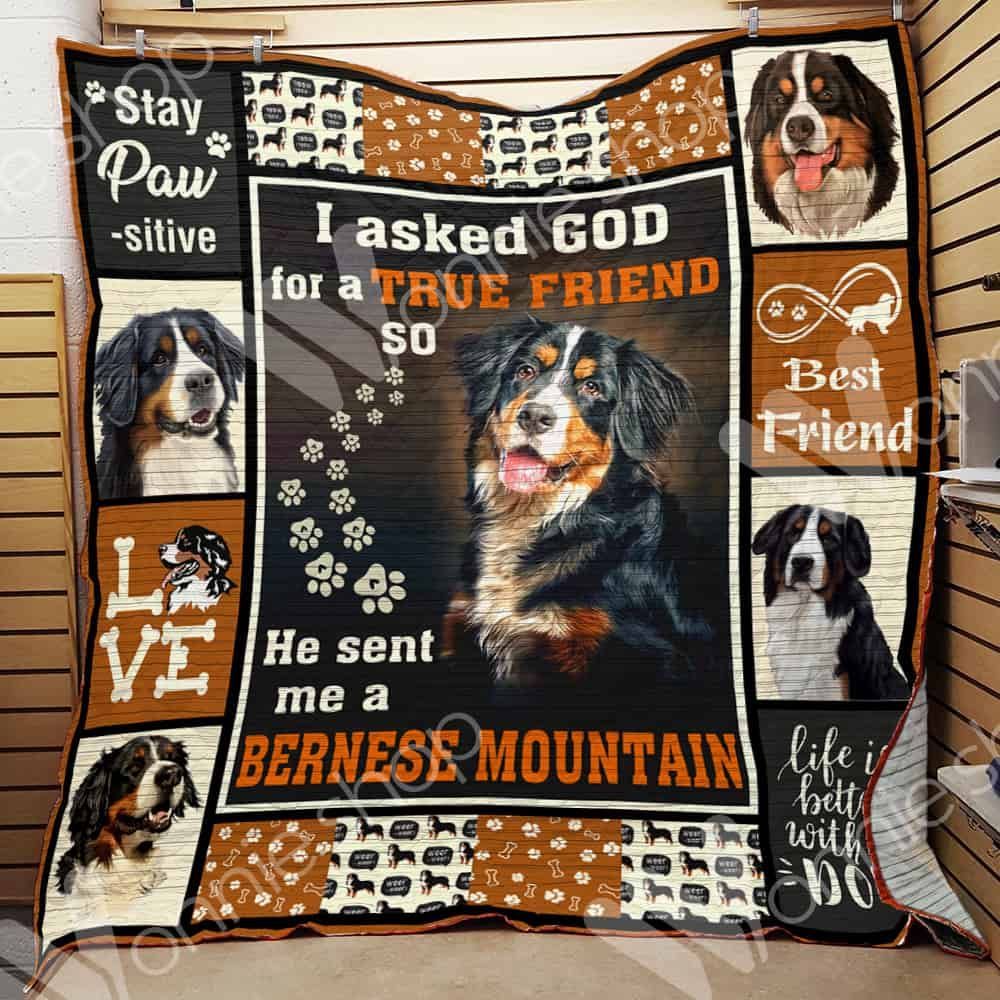 Bernese Mountain Dog Best Friend GS-CL-LD0701 Quilt Blanket