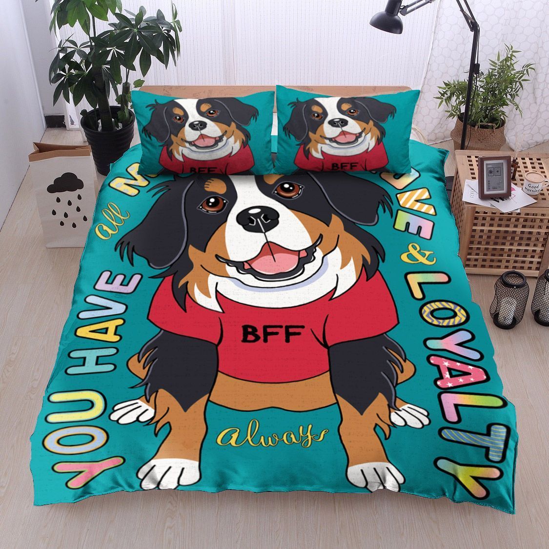 Bernese Mountain Dog Bedding Set