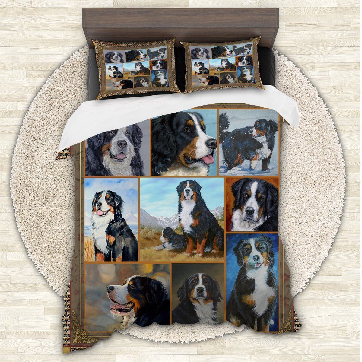 Bernese Mountain Dog Loyal Bedding Set