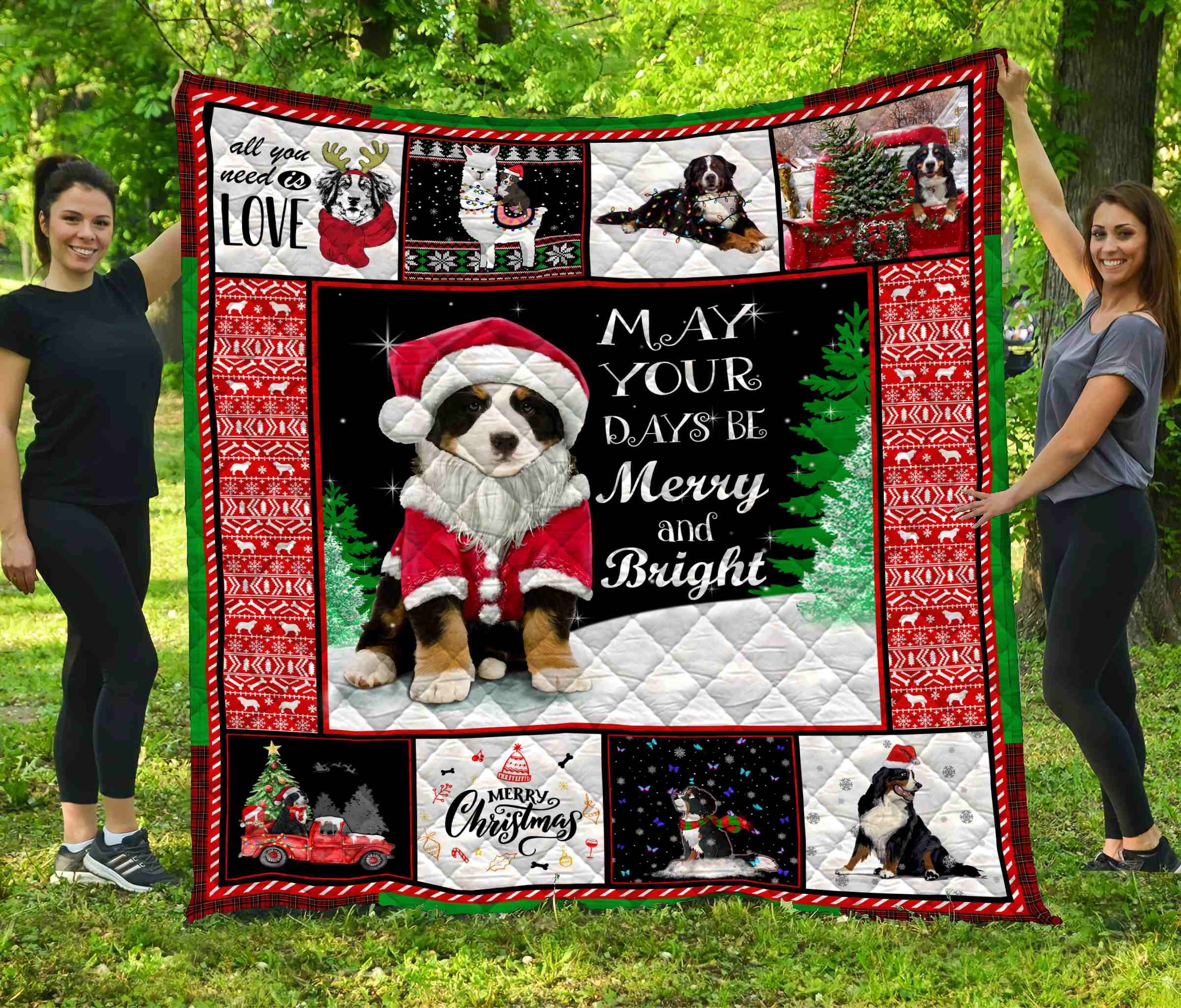 Bernese Mountain Dog Quilt Blanket DHC291106VT