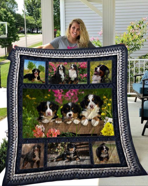 Bernese Mountain Dog Quilt Blanket DHC2911392VT