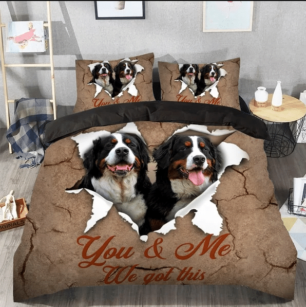 Bernese Mountain Dog You And Me Bedding Set