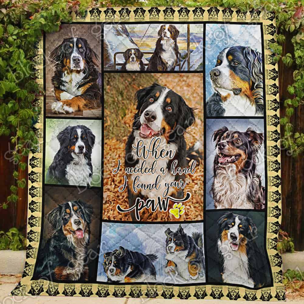 Bernese Mountain Quilt Blanket DHC13123803VT