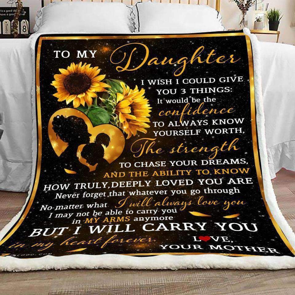 Best Gift For Daughter Sherpa Fleece Blanket