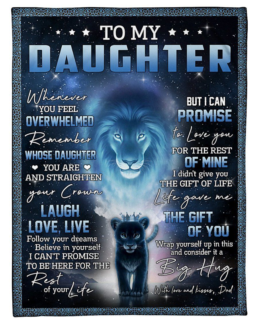 Best Gift For Daughter Missing You Is My Hobby Fleece Blanket