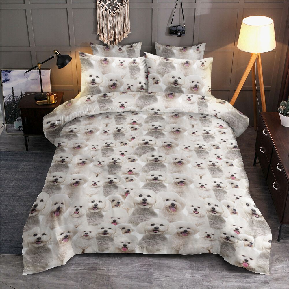 Bichon Dog Bedding Set