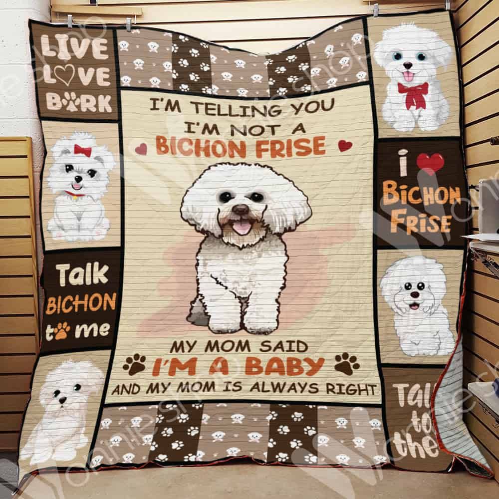 Bichon Frise Dog Blanket LNT1012065 Quilt Blanket