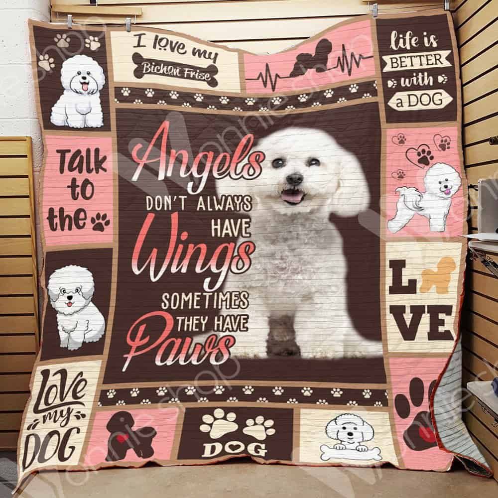 Bichon Frise Dog Quilt Blanket DHC0102435TD