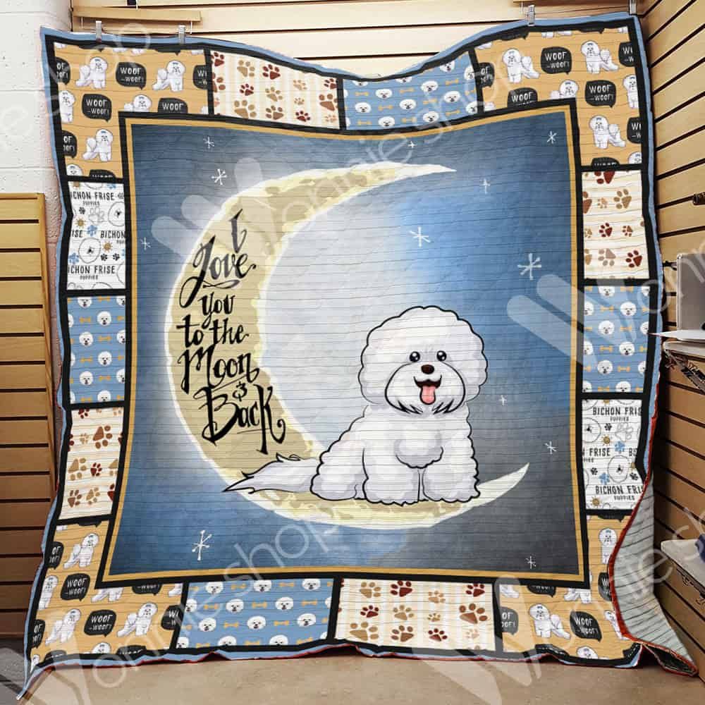 Bichon Frise Dog Quilt Blanket DHC0102440TD