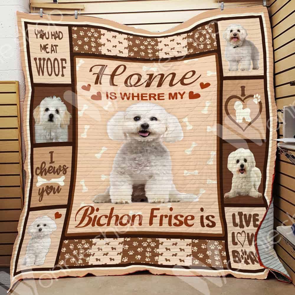 Bichon Frise Dog Quilt Blanket DHC0102478TD